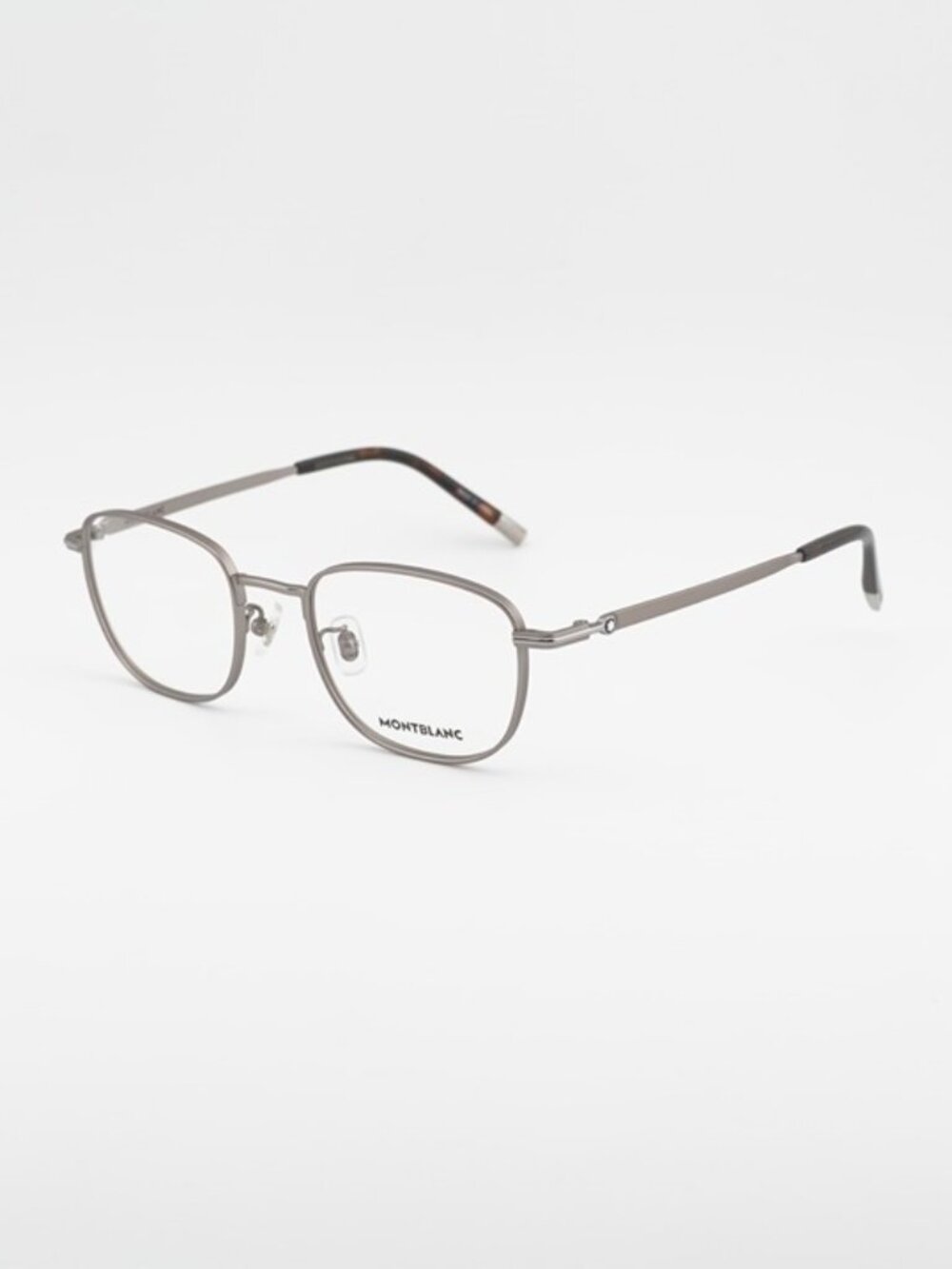 Montblanc MB0134O 002 Eyeglasses Light Ruthenium 52mm Square Frame